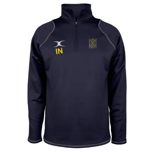 gilbert-rugby-quest-pile-1-4-zip-nottingham-medics-rufc-adulto-blu-navy image 1