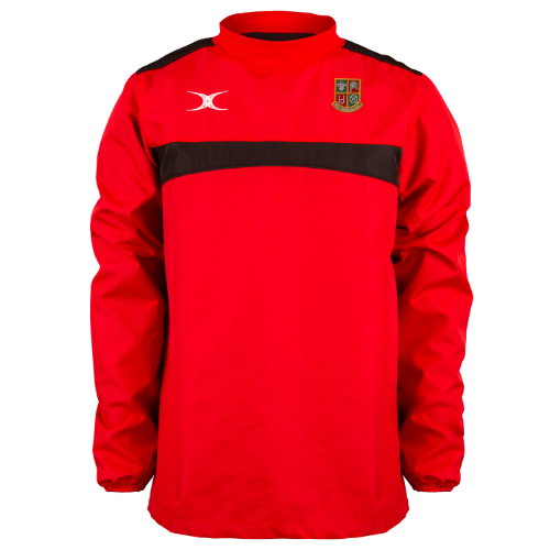 gilbert-rugby-new-tredegar-rfc-senior-photon-giacca-warm-up-rosso-nero image 1