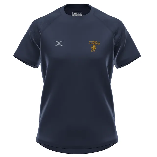 gilbert-rugby-old-albanians-rfc-donna-gts-t-shirt-manica-corta-blu-navy-scuro image 1