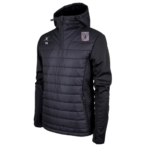 gilbert-rugby-surrey-rugby-giacca-active-quarter-zip-pro-nero image 1