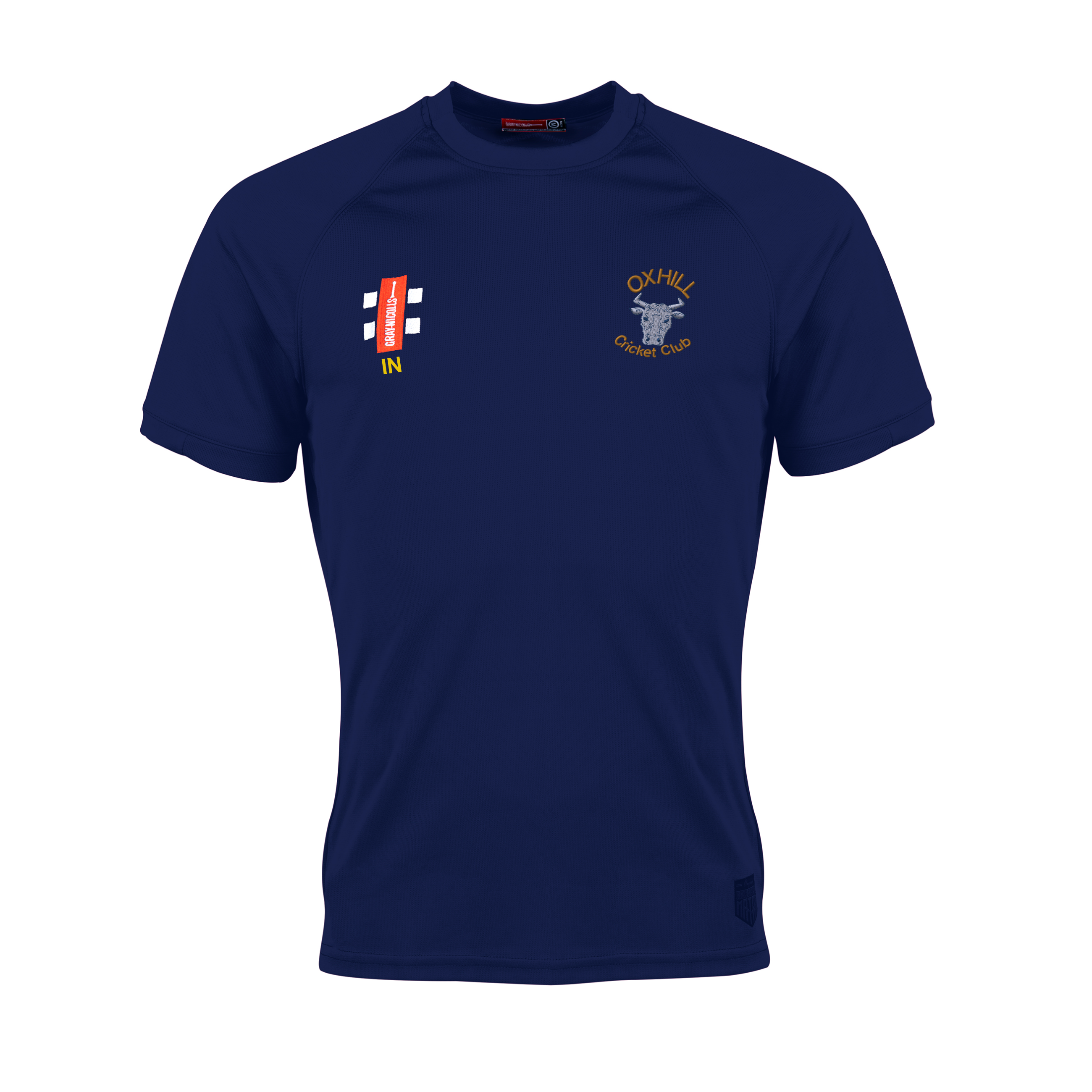gray-nicolls-oxhill-cc-senior-navy-matrix-v2-t-shirt-manica-corta image 1