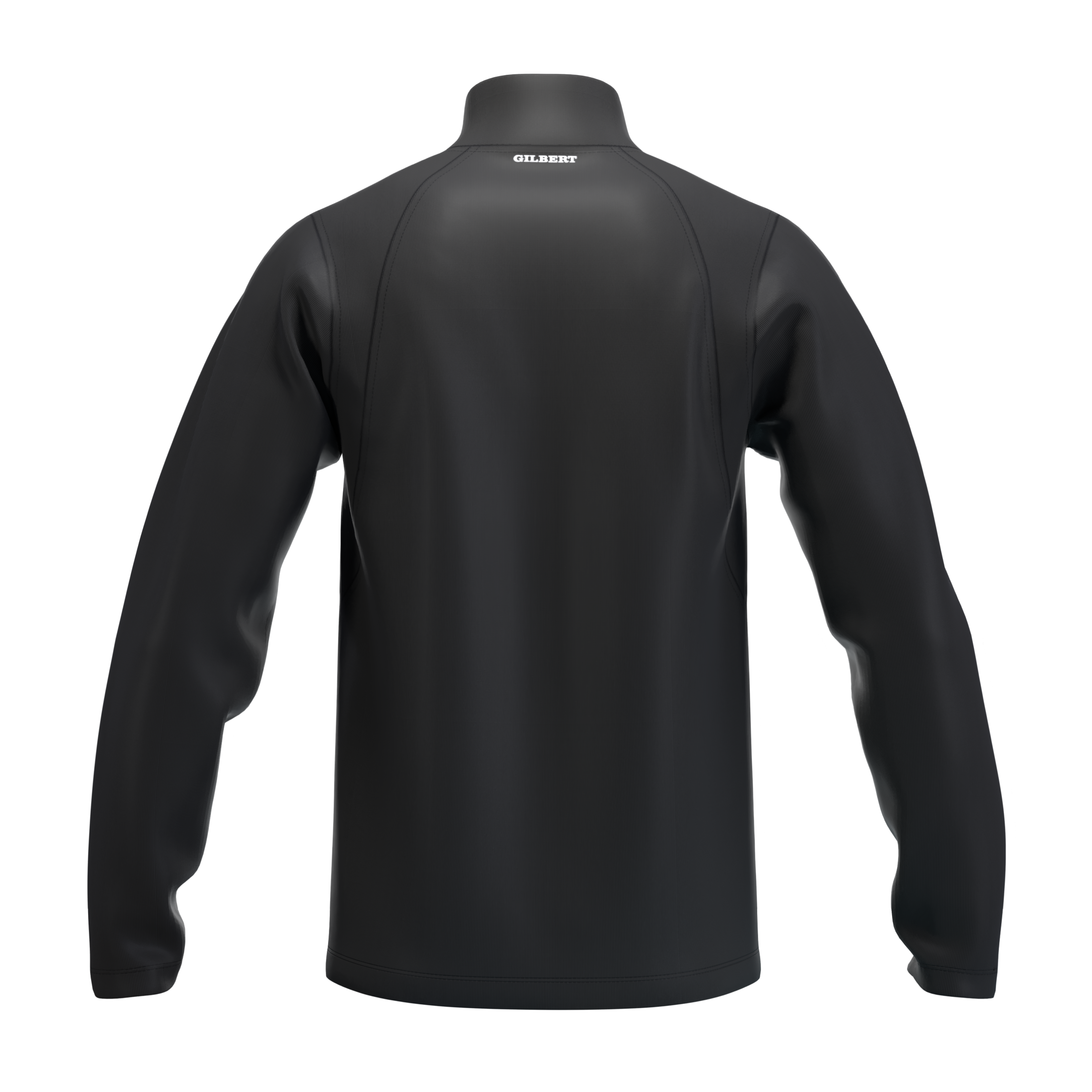 gilbert-rugby-currie-chieftains-atom-pile-1-4-zip-junior-nero image 2