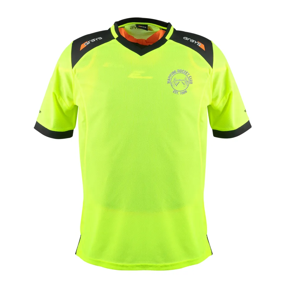 grays-elite-pro-gk-smock-manica-corta-senior-giallo-fluo-wapping-hc image 1