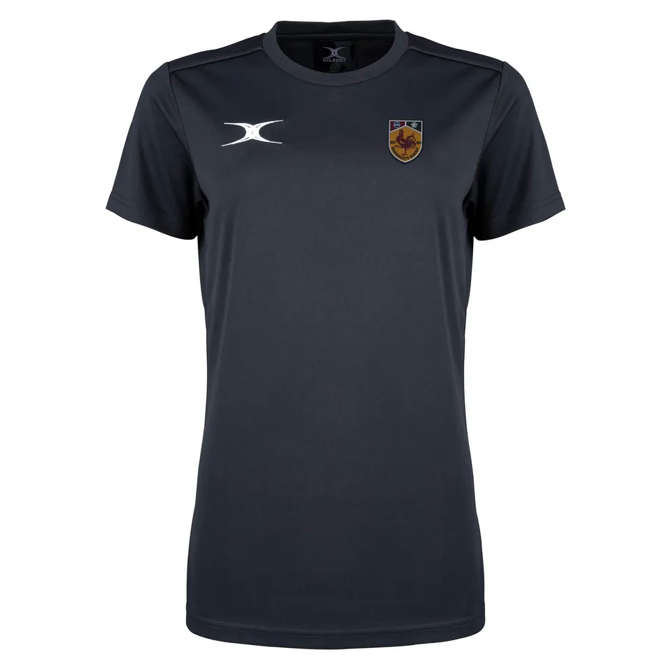 gilbert-rugby-harrogate-rufc-junior-photon-ii-t-shirt-manica-corta-nero image 1