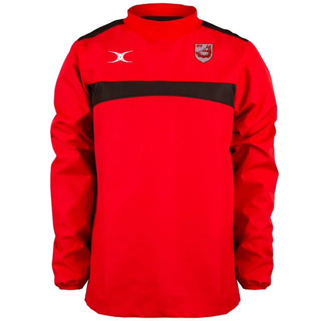 gilbert-rugby-bromsgrove-rfc-senior-photon-giacca-warm-up-rosso-nero image 1