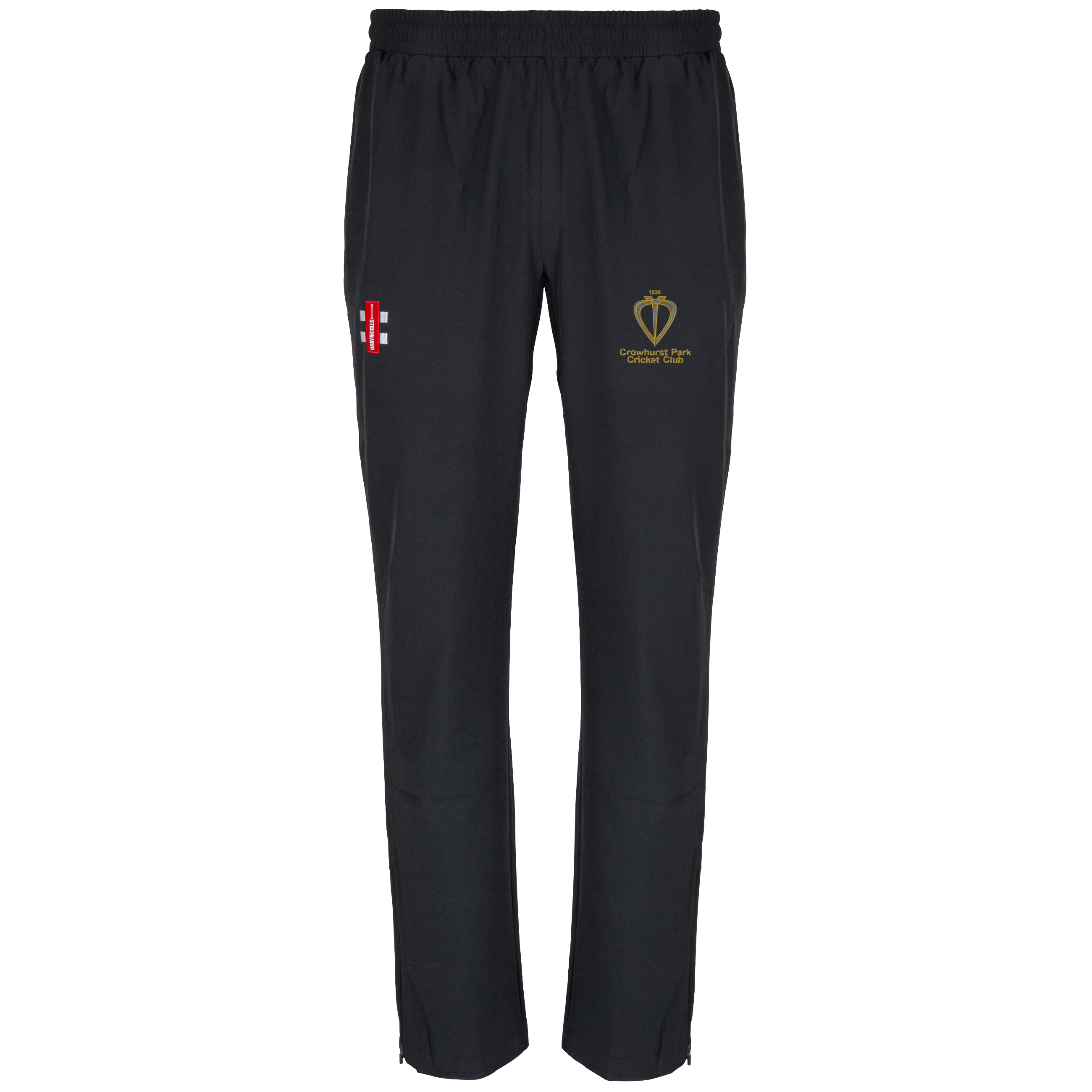 gray-nicolls-crowhurst-park-cc-velocity-pantaloni-tuta-neri-senior image 1