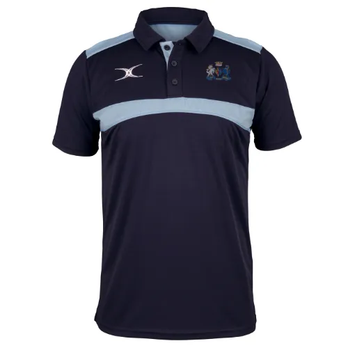 gilbert-rugby-old-grammarians-rfc-photon-polo-bambino-blu-navy-azzurro image 1