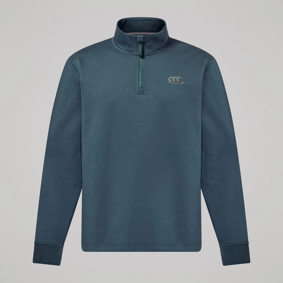 canterbury-fundamentals-1-4-zip-felpa-uomo-grigio image 1