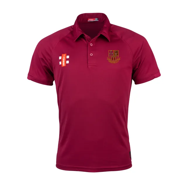 gray-nicolls-matrix-v2-s-s-polo-polo-cricket-senior-winsford-cc-maroon image 1