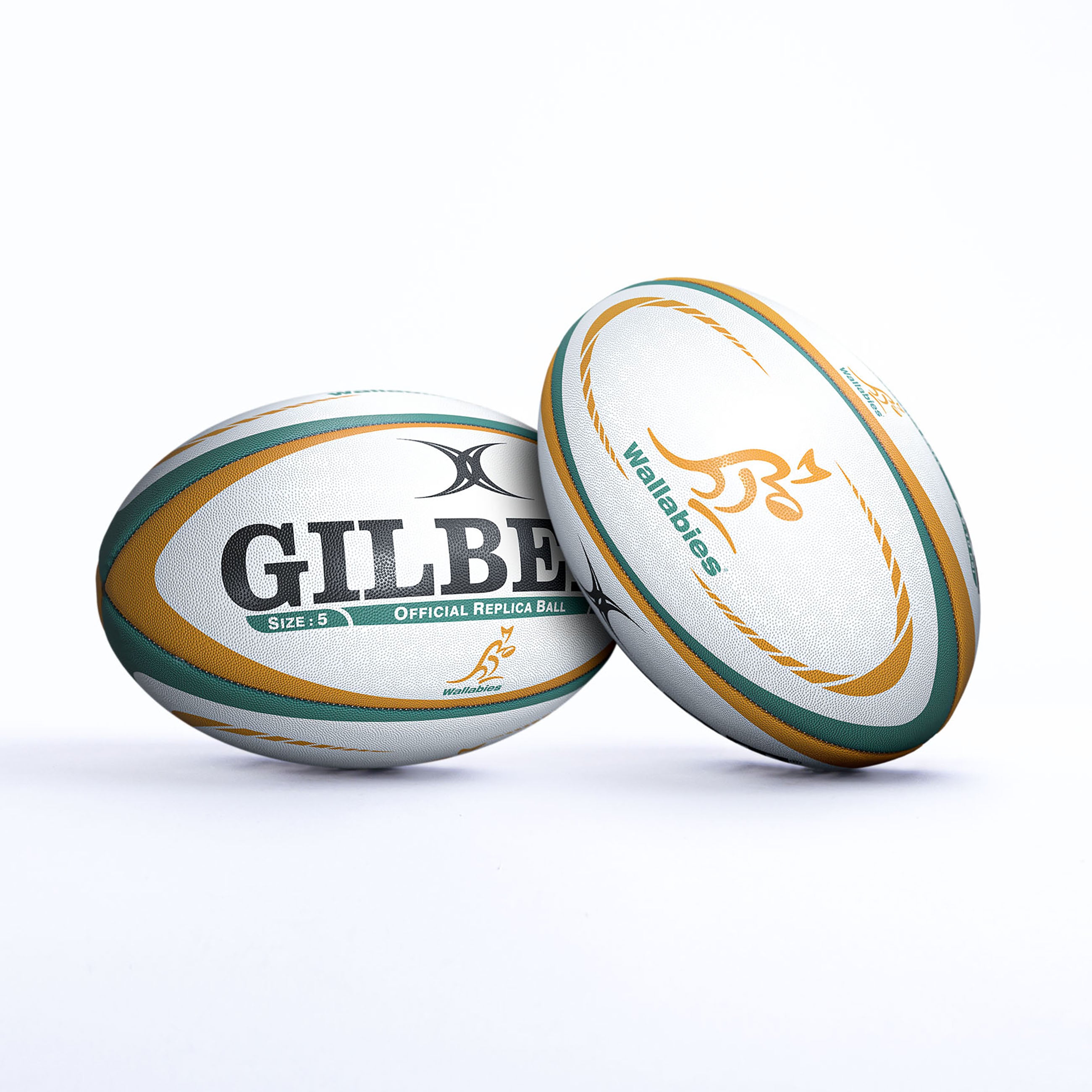 gilbert-rugby-australia-pallone-replica-wallabies image 1