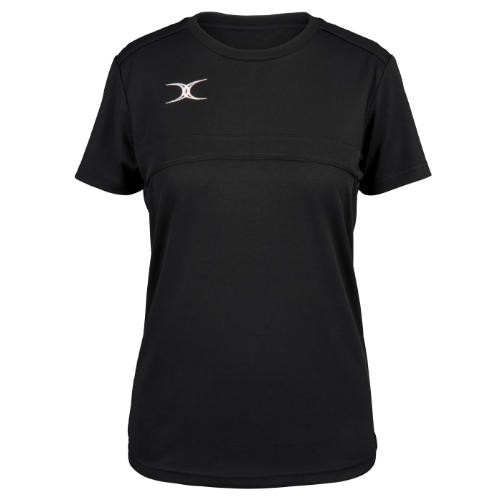 gilbert-rugby-ayrshire-bulls-rfc-t-shirt-donna-photon-ii-nera-manica-corta image 1