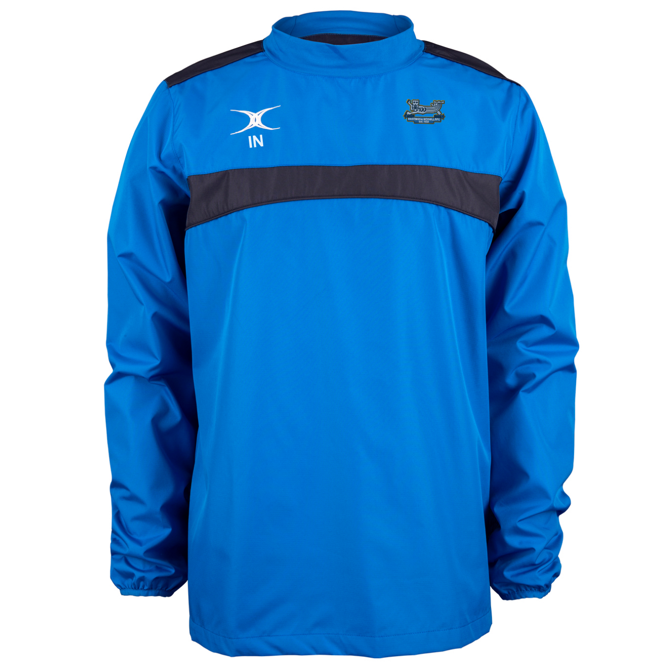 gilbert-rugby-hastings-bexhill-rfc-junior-giacca-warm-up-photon-royal-blu-navy image 1