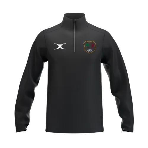 gilbert-rugby-nld-referees-society-senior-atom-pile-1-4-zip-nero image 1