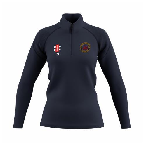 gray-nicolls-unsworth-cricket-club-donna-pile-gts-1-4-zip-blu-navy-scuro image 1