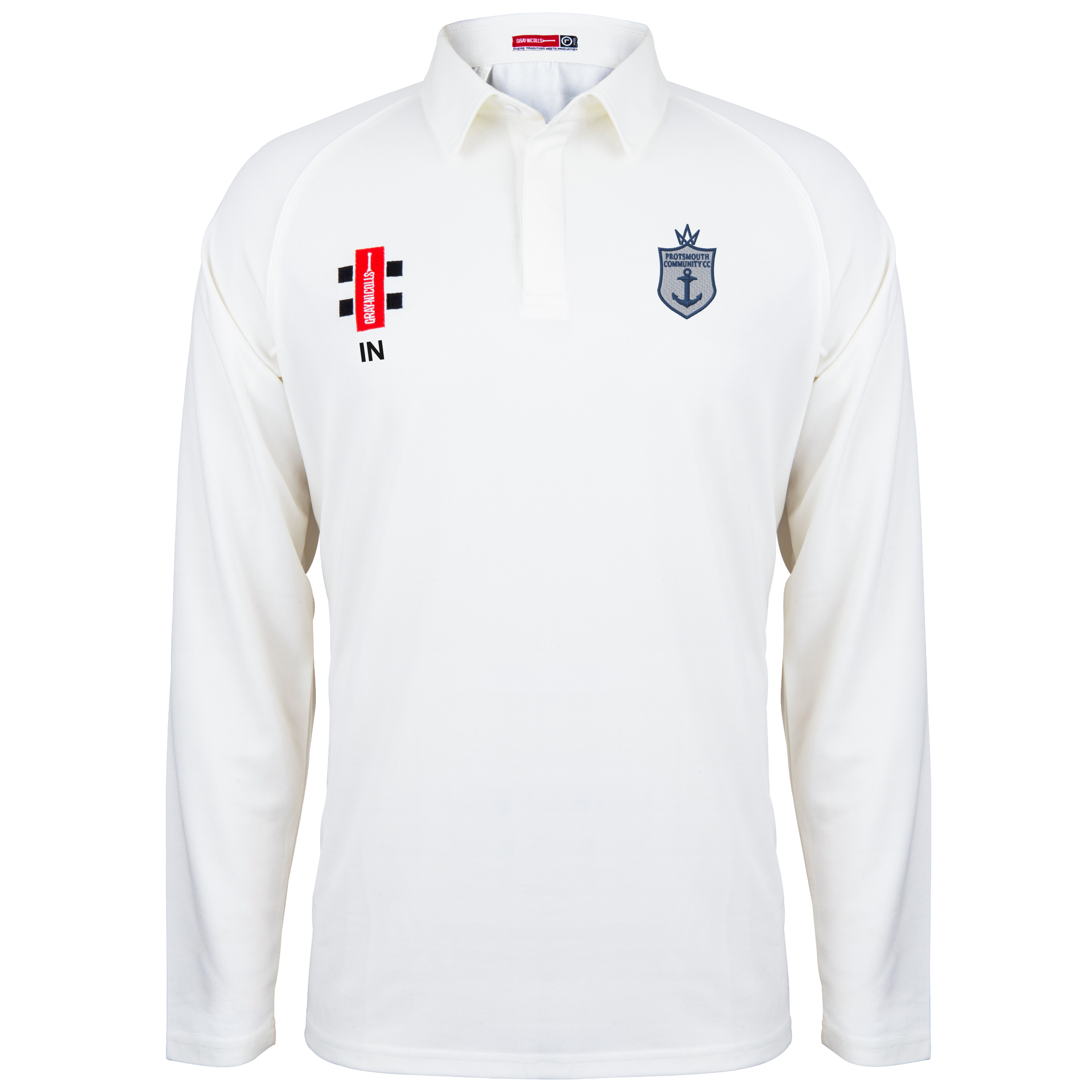 gray-nicolls-matrix-v2-maglia-cricket-manica-lunga-junior-ivory-portsmouth-commu image 1