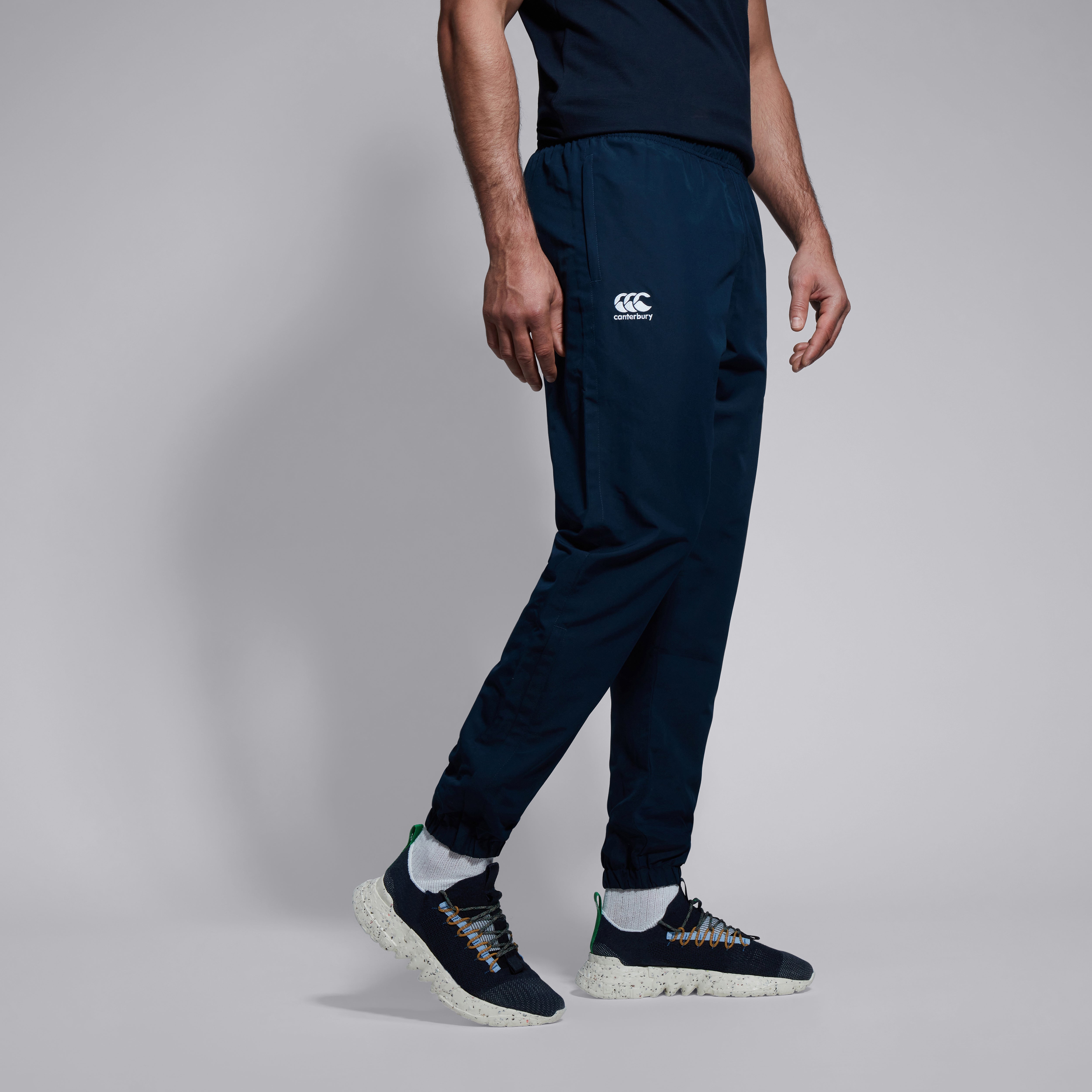 canterbury-club-pantaloni-tuta-uomo-blu-navy-con-polso-affusolato image 2