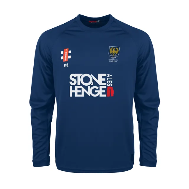 gray-nicolls-collingbourne-cc-senior-matrix-v2-l-s-tee-navy image 1