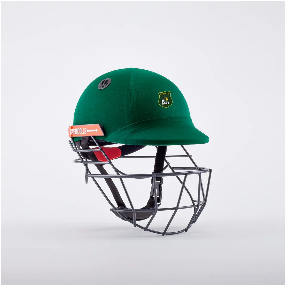 gray-nicolls-atomic-360-casco-cricket-junior-verde-crofty-holman-cc image 1