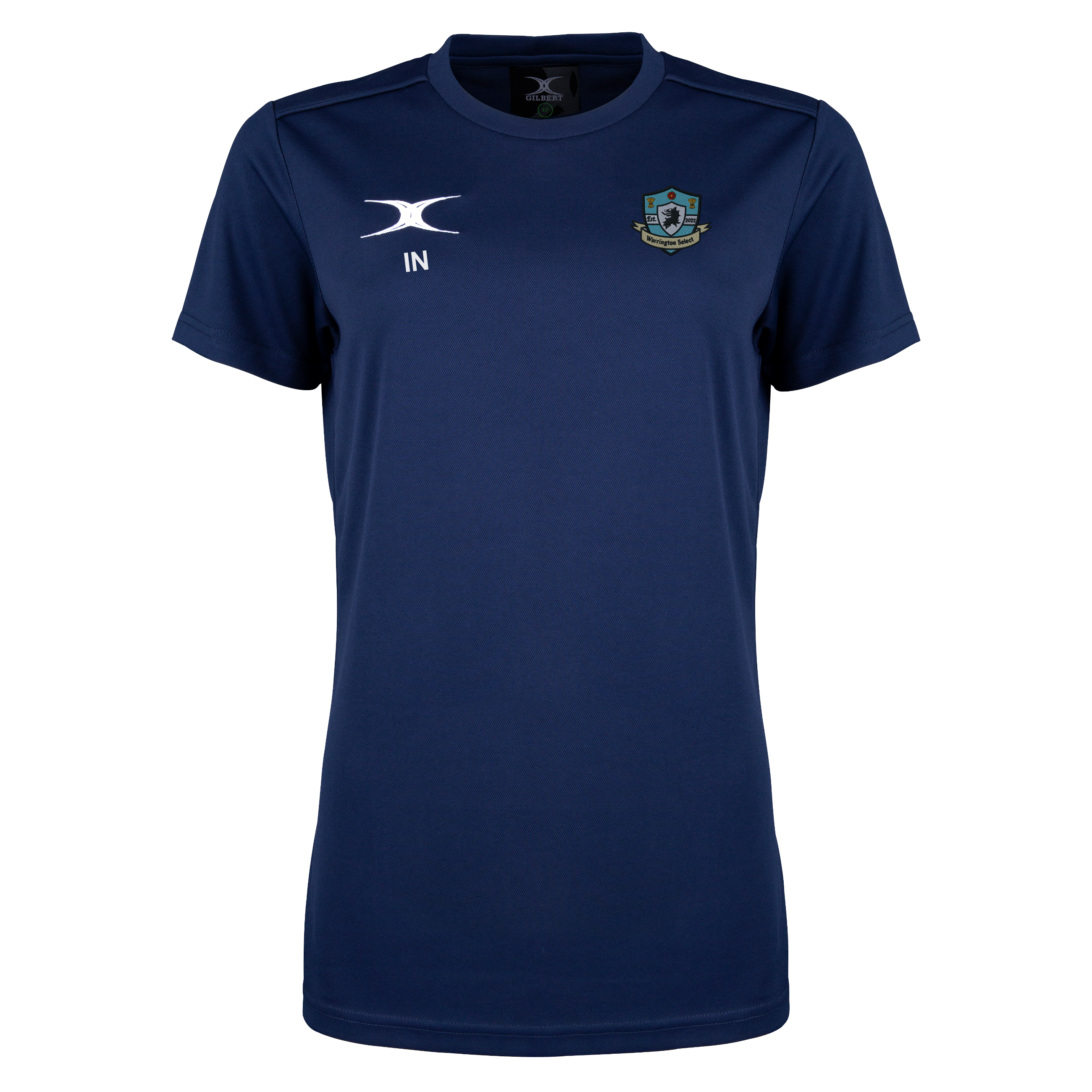 gilbert-rugby-warrington-select-rfc-junior-maglia-photon-ii-blu-navy-manica-cort image 1