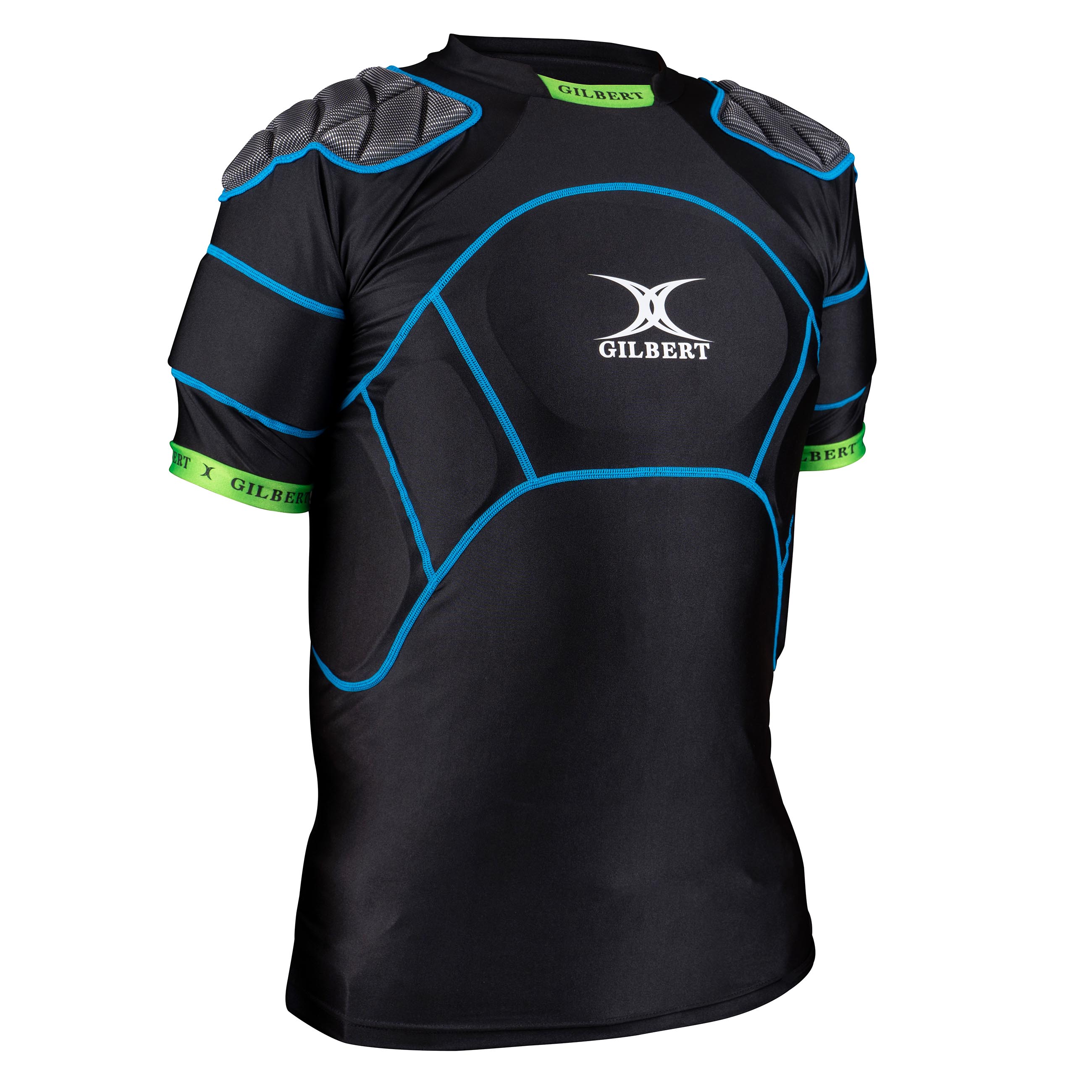 gilbert-rugby-xp500-body-armour-junior-nero-blu image 1