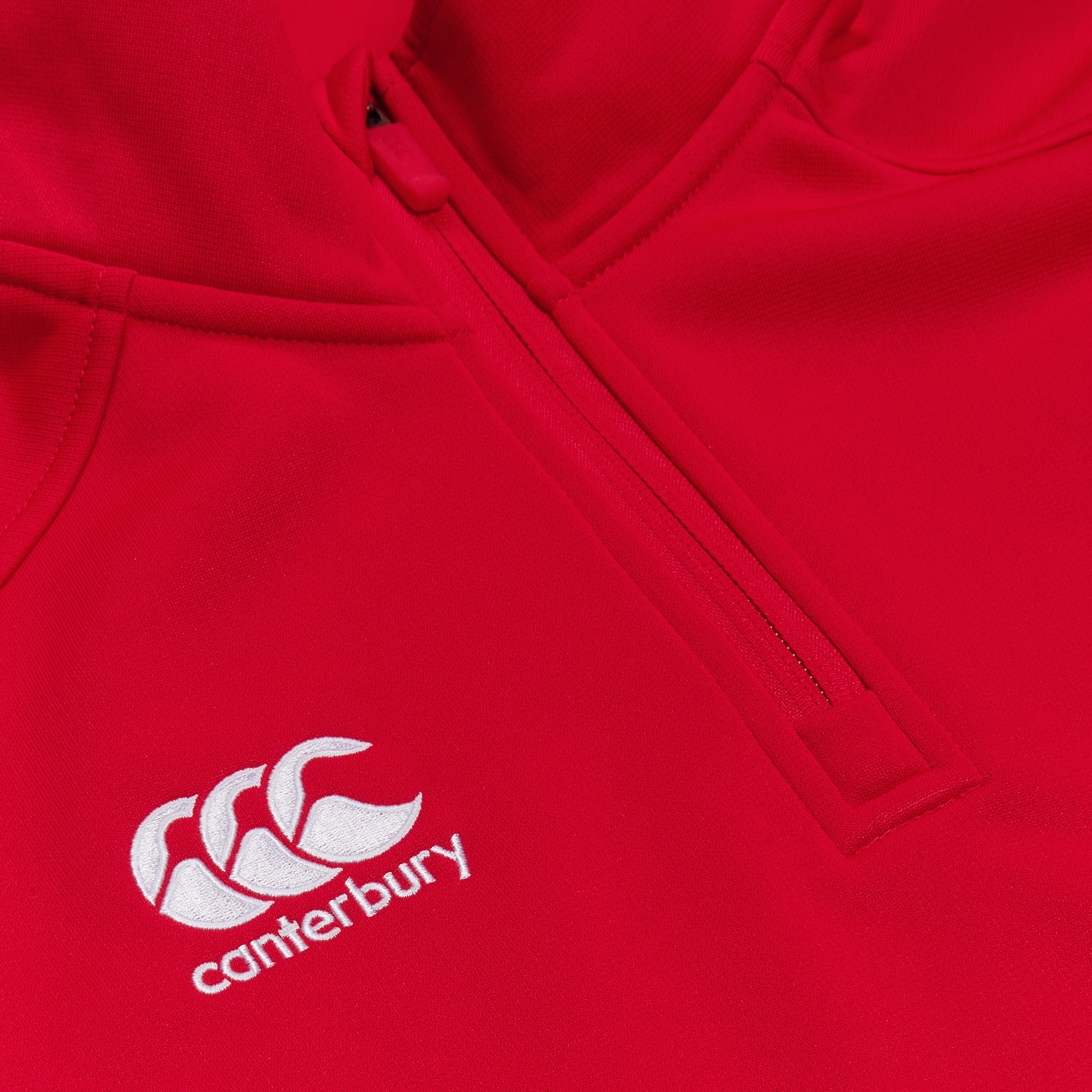 canterbury-womens-club-1-4-zip-mid-layer-training-top-red-mid-layer-donna image 2