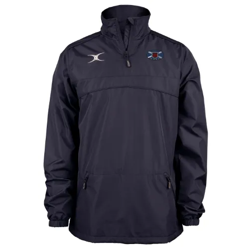 gilbert-rugby-murrayfield-wanderers-fc-photon-giacca-1-4-zip-bambino-blu-navy image 1