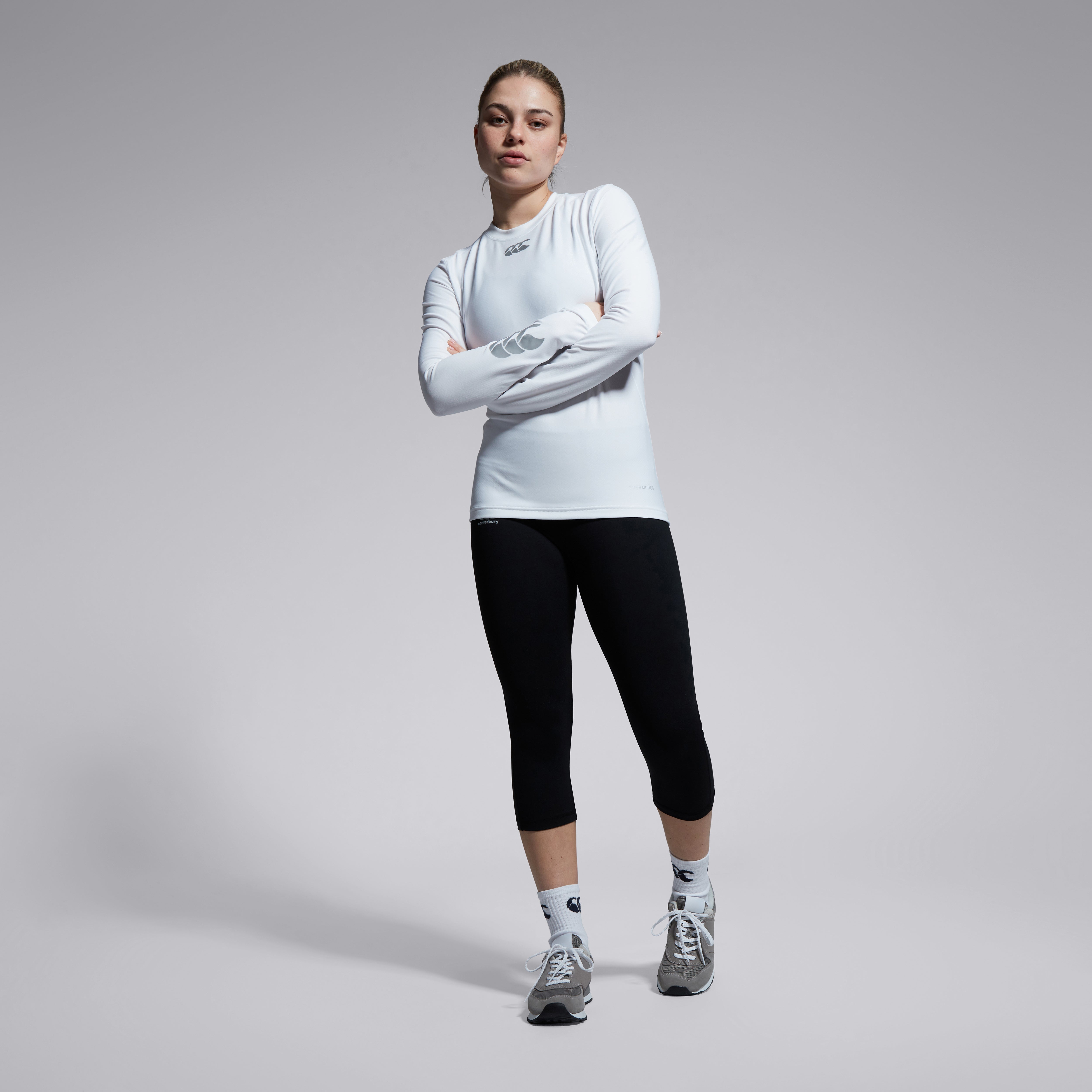 canterbury-thermoreg-top-manica-lunga-donna-bianco image 1
