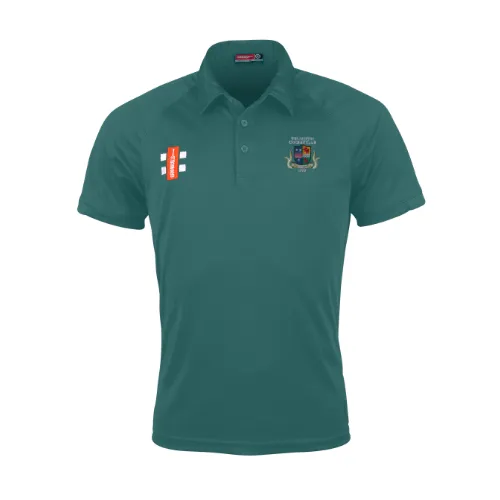 gray-nicolls-matrix-v2-polo-manica-corta-verde-senior-thrapston-cc image 1