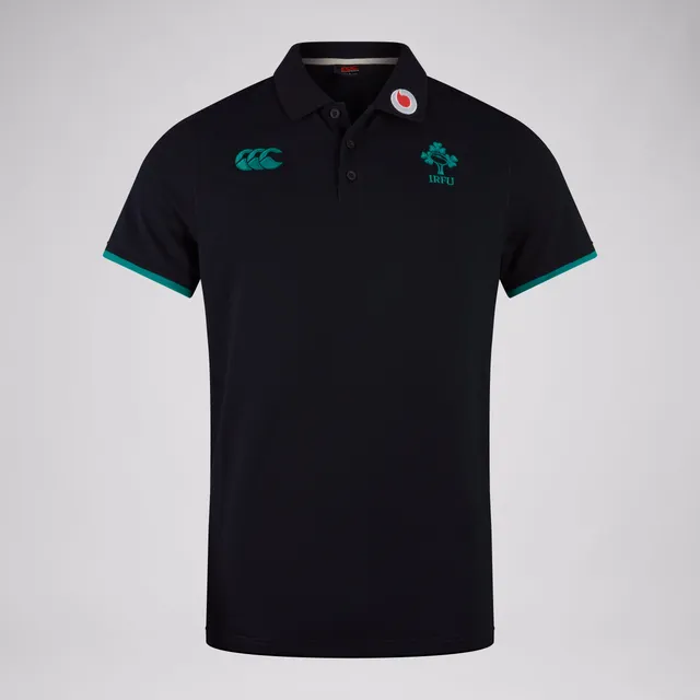 canterbury-ireland-team-polo-polo-rugby-irlanda-uomo-nero-verde image 1