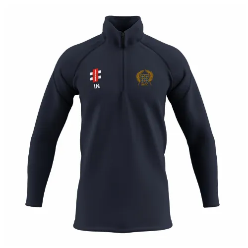 gray-nicolls-old-rutlishians-cc-junior-gts-1-4-zip-fleece-blu-navy-pile-cricket- image 1