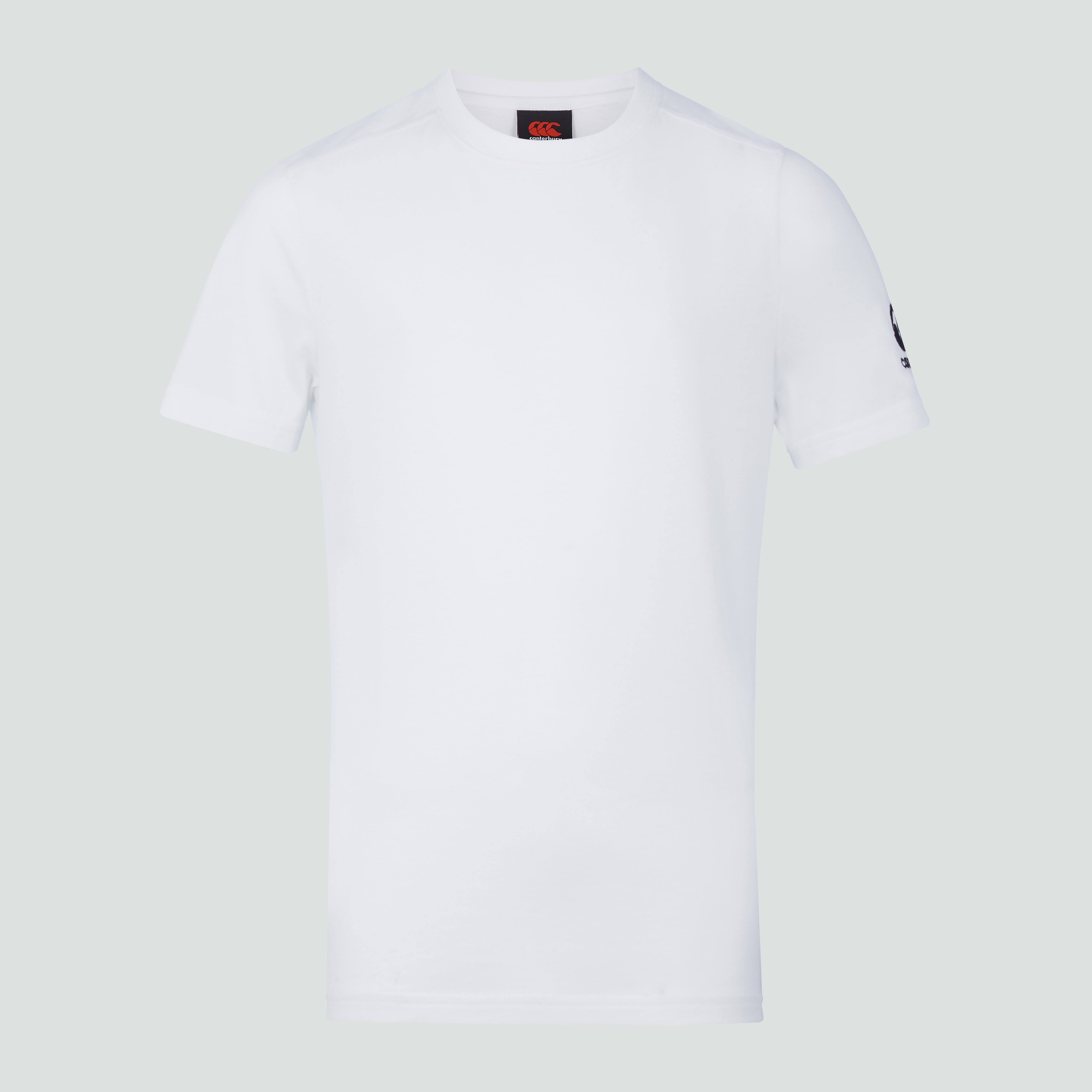 canterbury-junior-club-plain-tee-t-shirt-bianco image 3