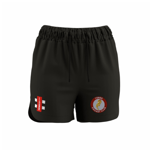 gray-nicolls-tonge-cricket-club-gts-pantaloncini-donna-neri image 1