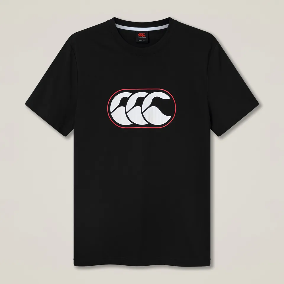 canterbury-rakaia-2-0-tee-t-shirt-rugby-junior-nera image 1
