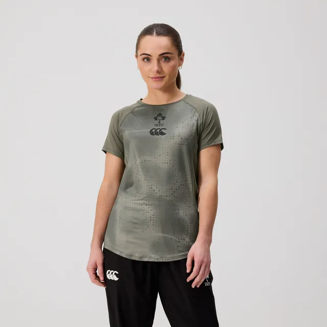 canterbury-ireland-superlight-training-tee-donna-khaki image 1
