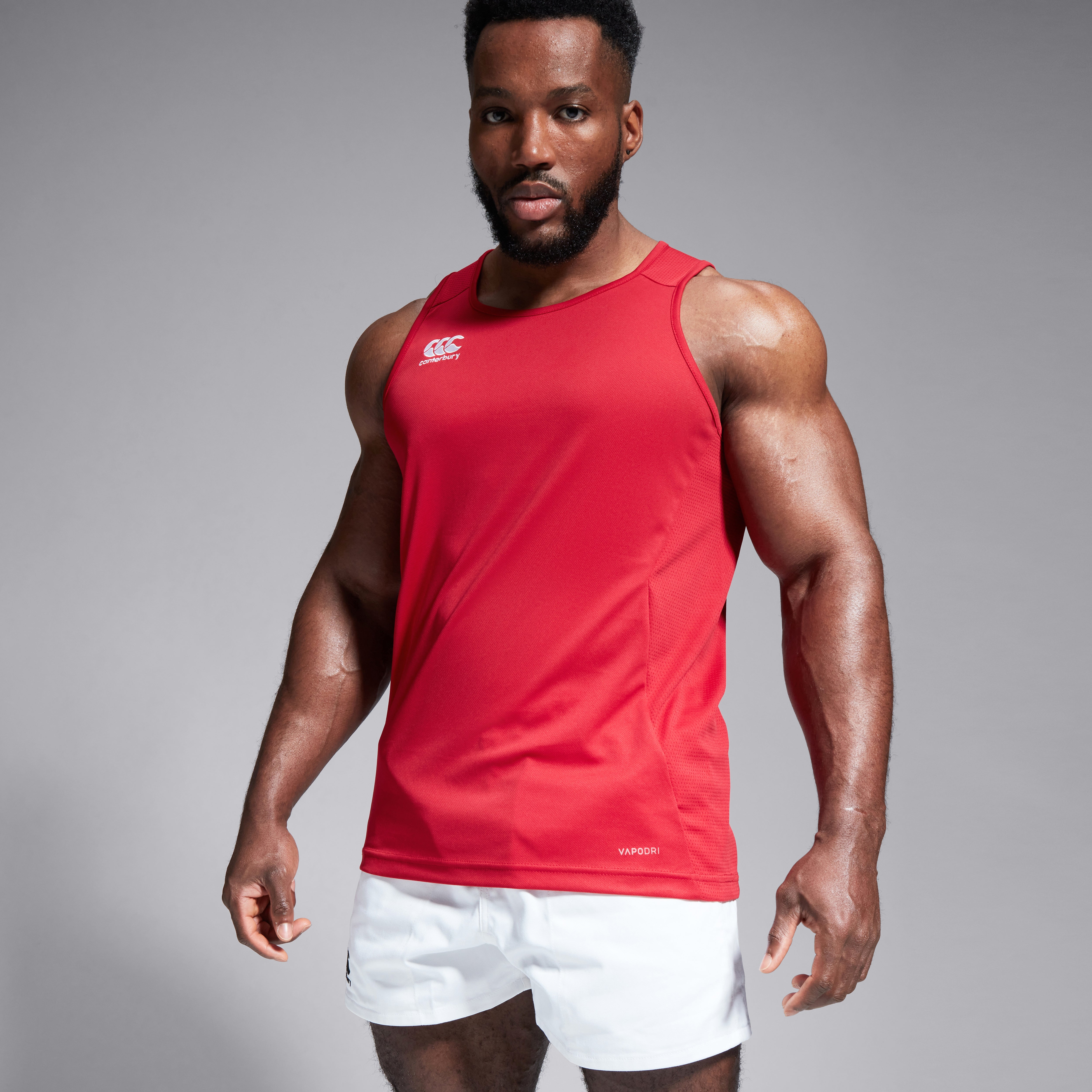 canterbury-club-dry-singlet-canotta-uomo-rossa image 4