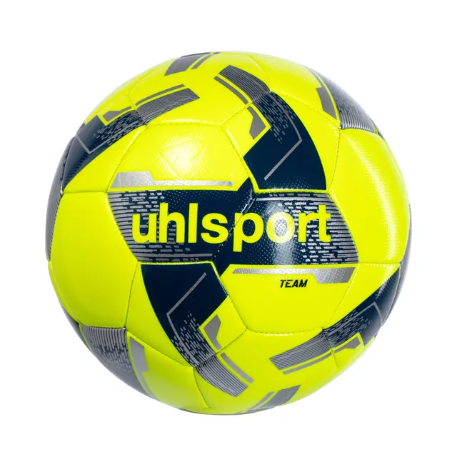 uhlsport-team-pallone-calcio-allenamento-misura-5-giallo-argento image 1