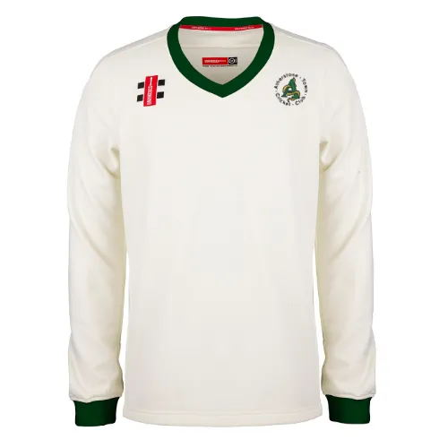 gray-nicolls-pro-performance-maglione-match-junior-atherstone-cc-avorio-verde image 1