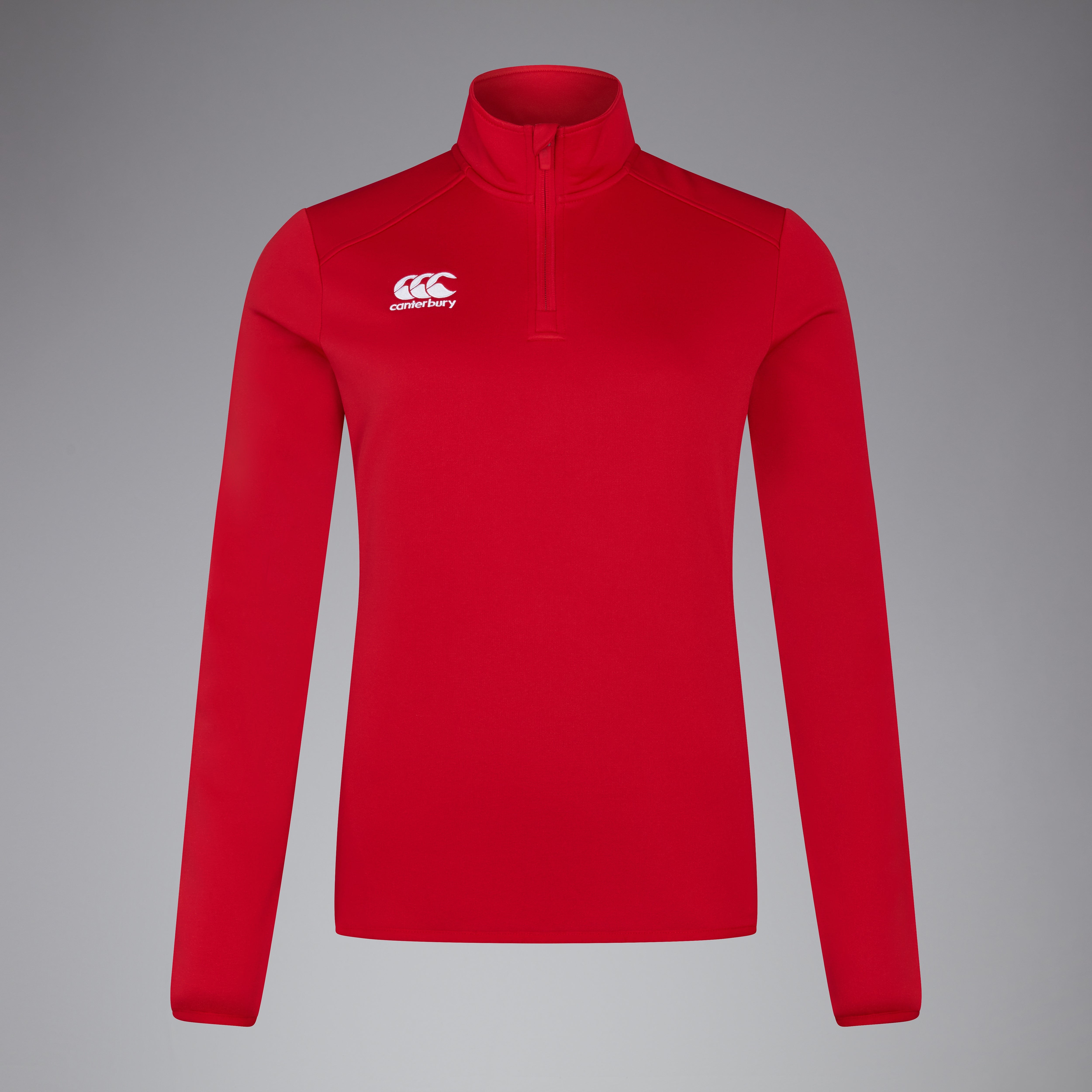 canterbury-womens-club-1-4-zip-mid-layer-training-top-red-mid-layer-donna image 1