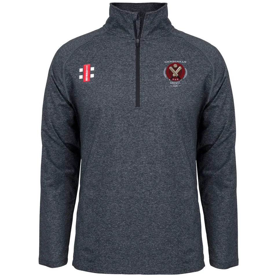 gray-nicolls-crs-cardinals-cc-velocity-mid-layer-mezza-zip-senior-nero image 1