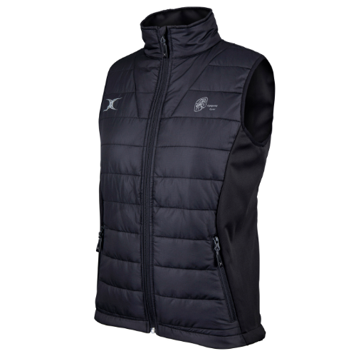 gilbert-rugby-ayrshire-clan-rfc-gilet-bodywarmer-pro-donna-nero image 1