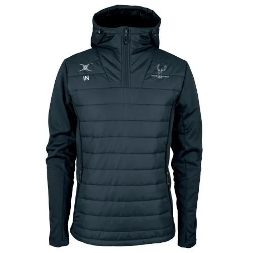 gilbert-rugby-north-ribblesdale-rfc-senior-pro-active-giacca-quarter-zip-blu-nav image 1
