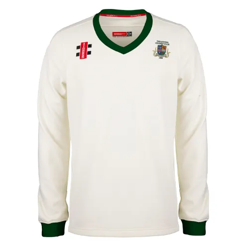gray-nicolls-thrapston-cricket-club-pro-performance-maglione-match-bambino-avori image 1