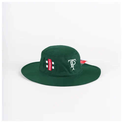 gray-nicolls-tendring-park-cc-senior-sun-hat-verde image 1