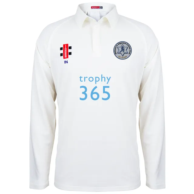 gray-nicolls-matrix-v2-maglia-cricket-manica-lunga-senior-belmont-edgware-cc-avo image 1