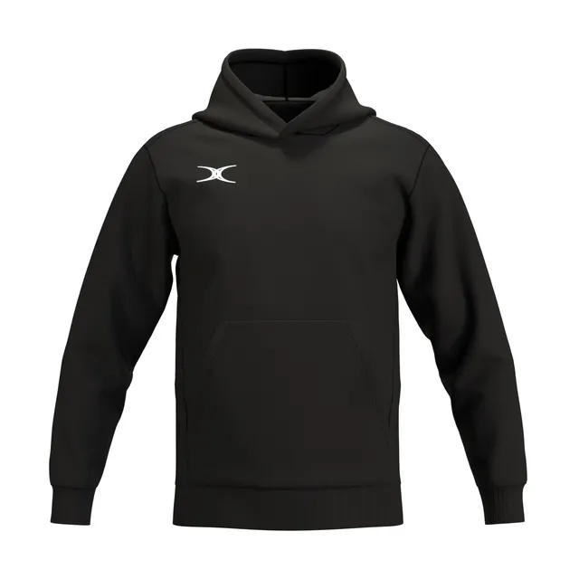 gilbert-rugby-atom-felpa-con-cappuccio-uomo-nero image 1