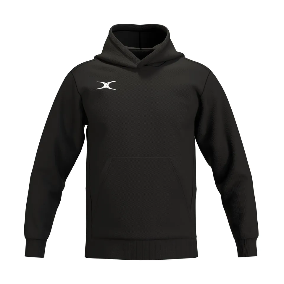 gilbert-rugby-atom-felpa-con-cappuccio-uomo-nero image 1