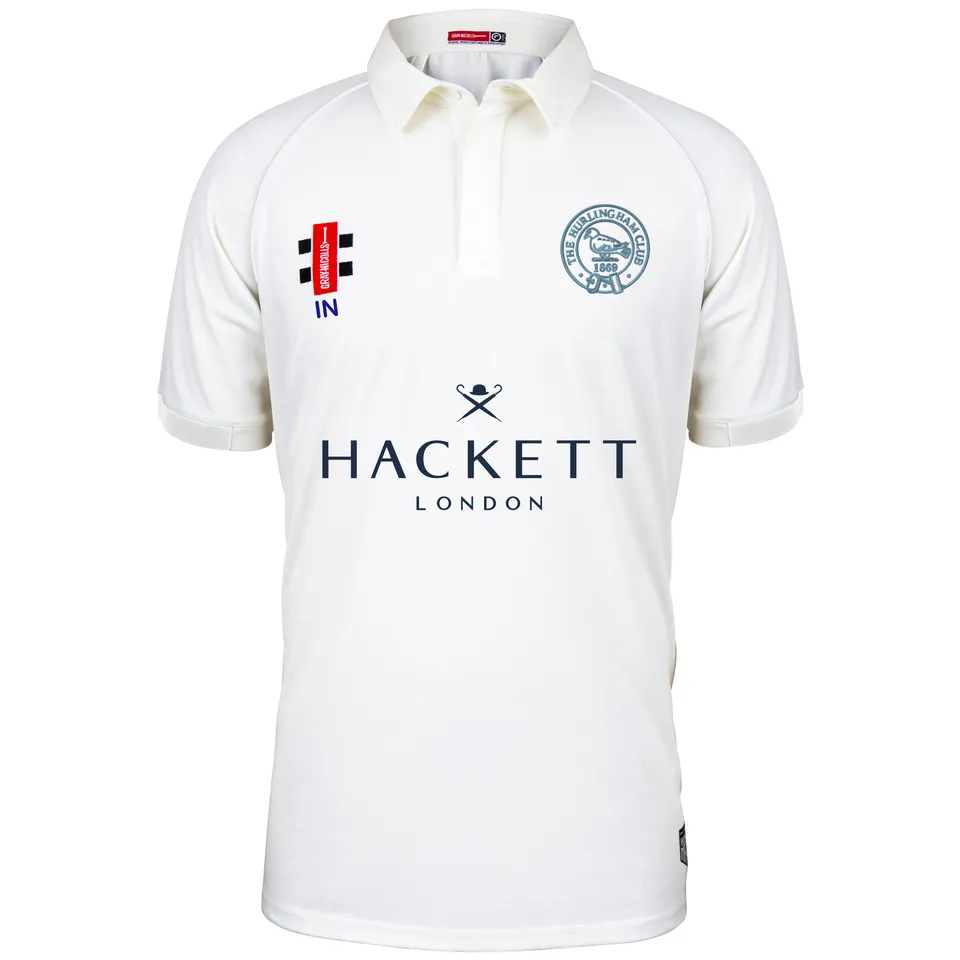 gray-nicolls-matrix-v2-maglia-cricket-s-s-senior-hurlingham-cc-avorio image 1