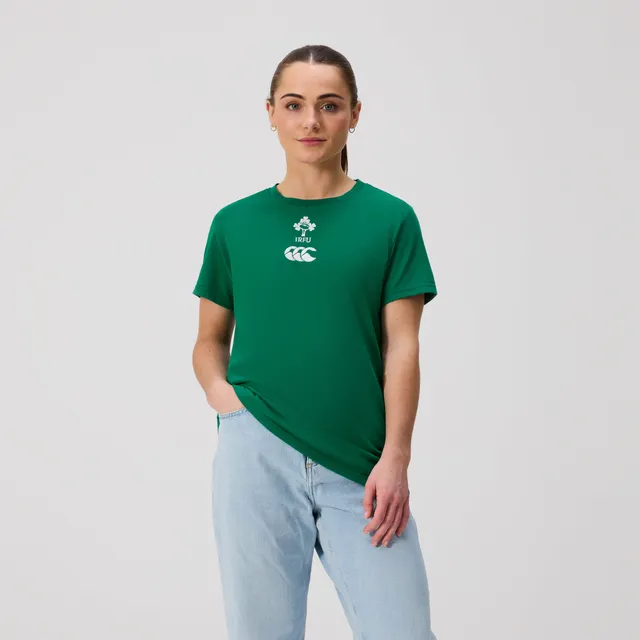 canterbury-maglietta-cotone-irlanda-donna-verde image 1