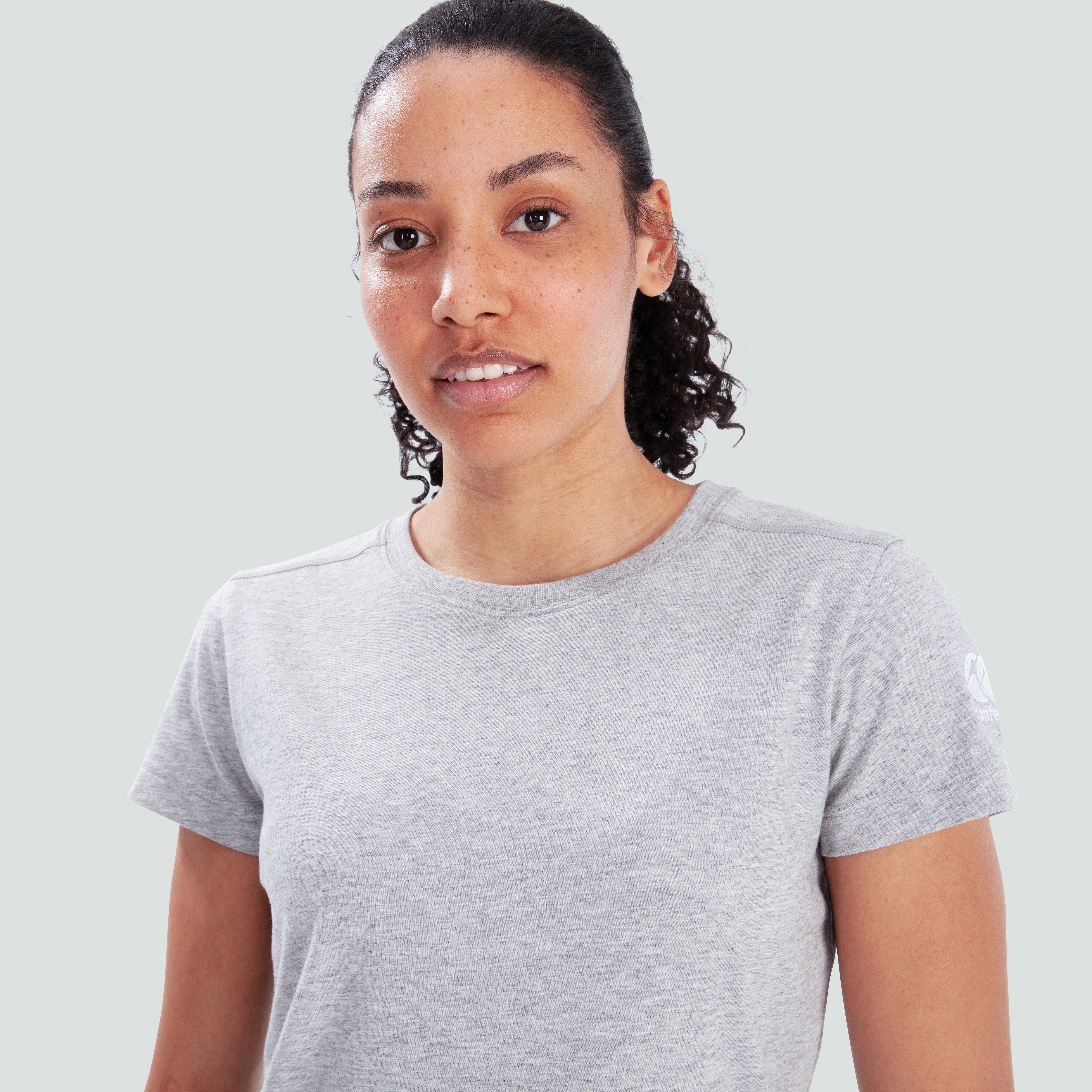 canterbury-club-plain-t-shirt-donna-grigia image 3