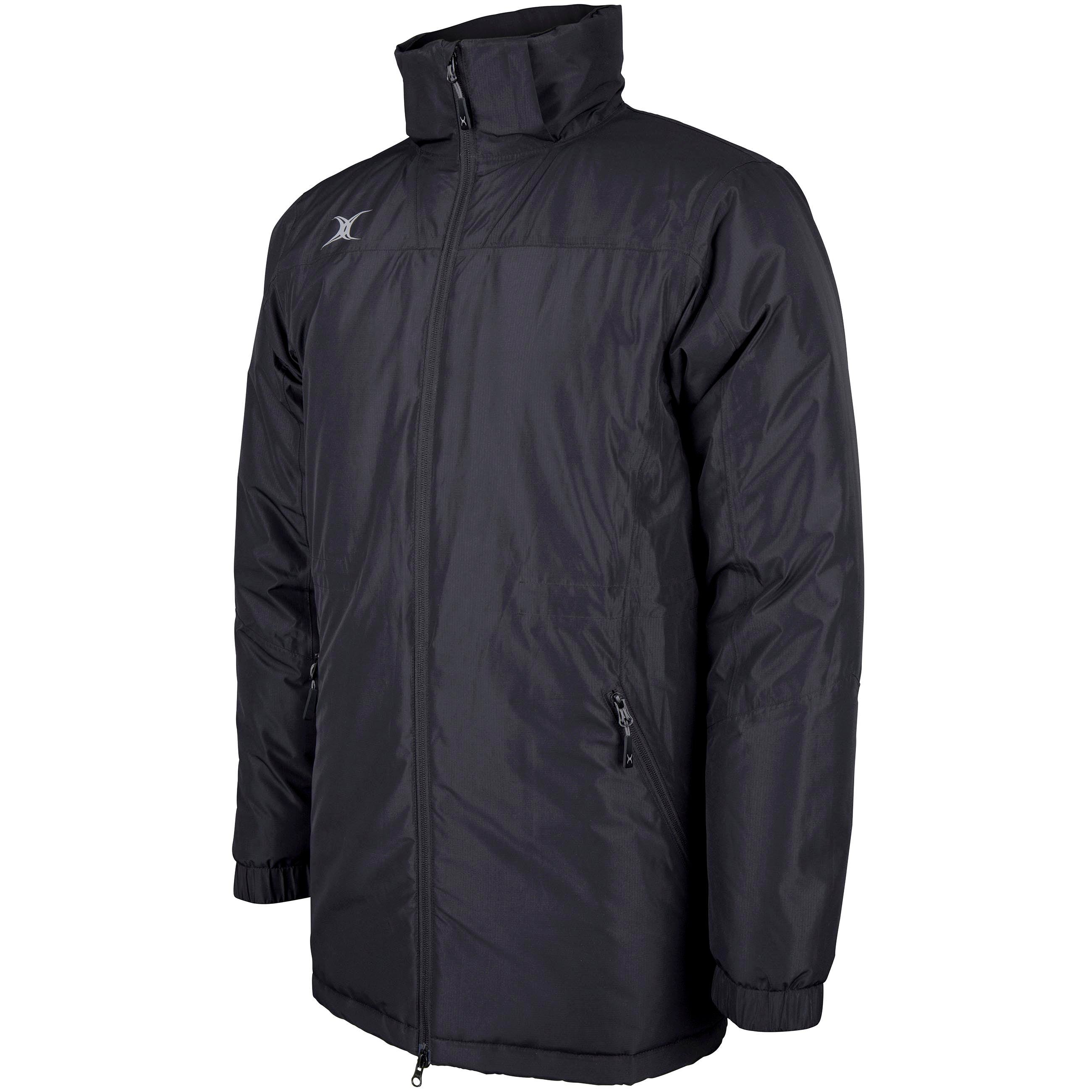 gilbert-rugby-pro-giacca-all-weather-impermeabile-nero-blu-navy image 1